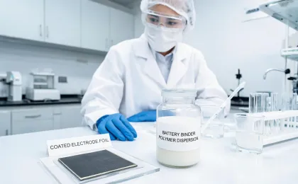 Battery material binder lab